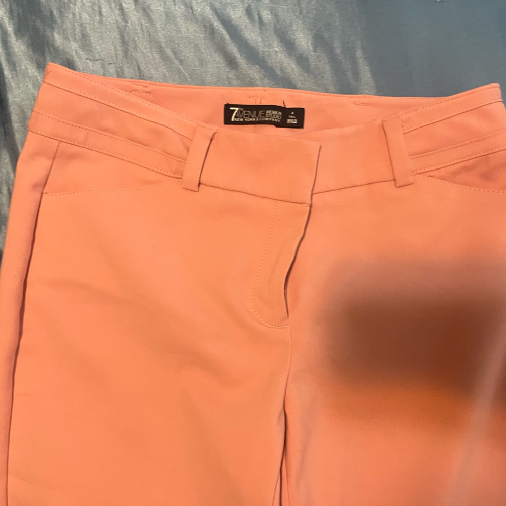 Pink New York and Company pants size 4 tall